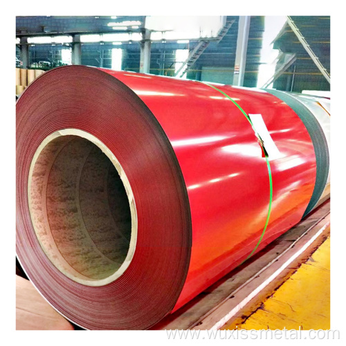 prepainted color coated steel coilcoated coloured zinc
